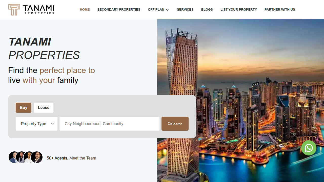 Visualize apartment layouts and detailed floor plans on Tanami Properties for Address Residences.
