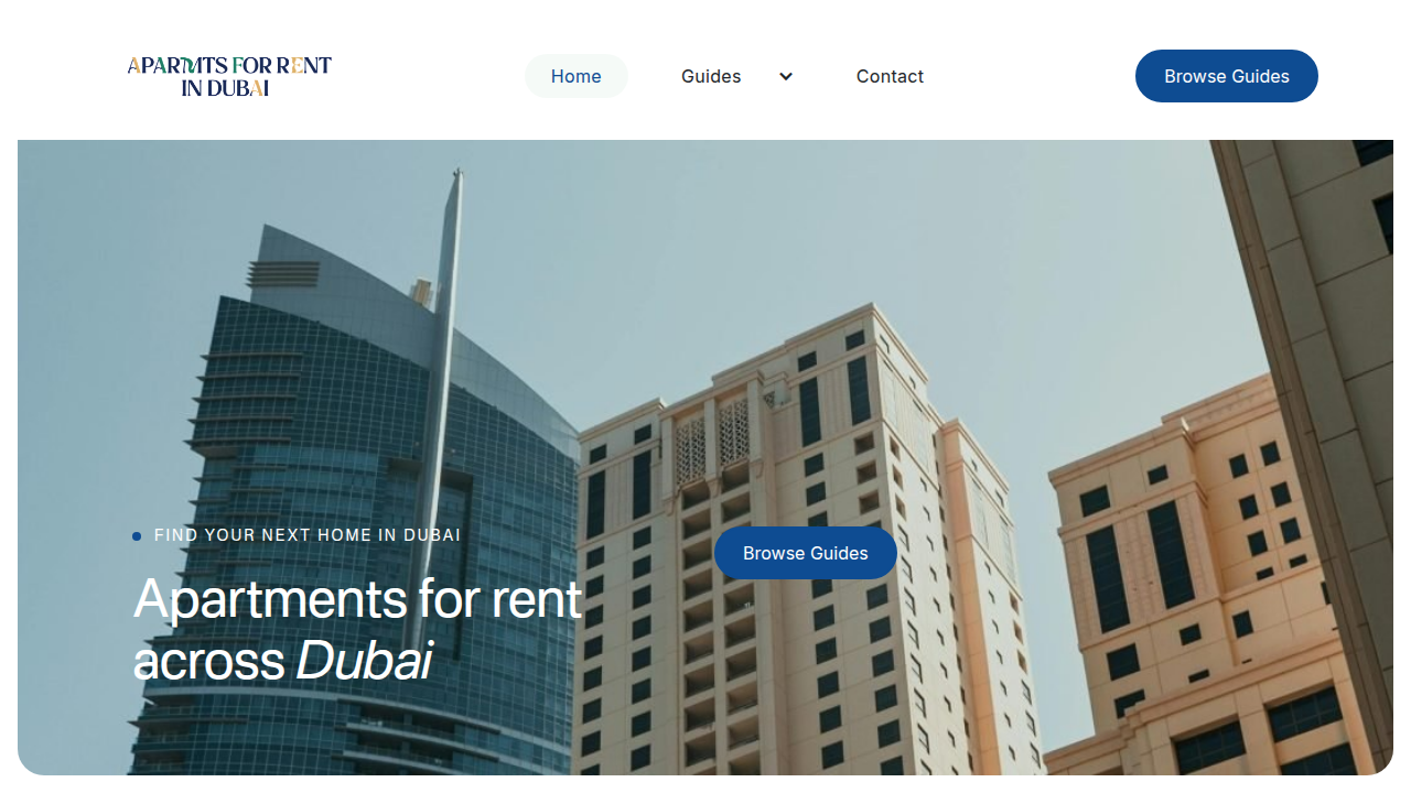 Explore comprehensive guides and listings for apartments in Dubai, including detailed market insights.