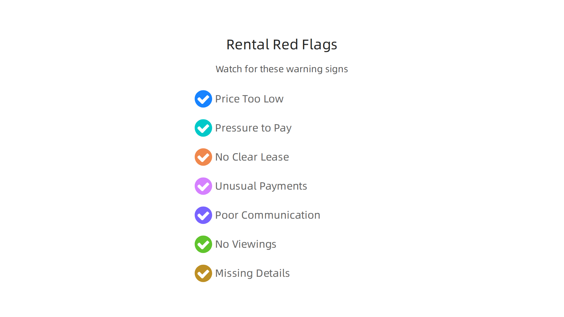 Key red flags to watch out for when viewing a budget room for rent to avoid potential scams or issues.